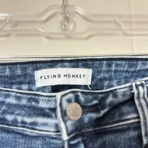 Vervet Flying Monkey Skinny Frayed Hem Distressed Y3524 Size 32 thumbnail 4