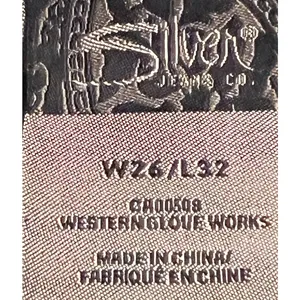 Silver Jeans Co. Suki Surplus Western Glove Works Women's Size W26‎ / L32 thumbnail 4