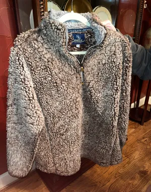 Simply Southern Women's Brown Sherpa 1/4 Zip Jacket thumbnail 3