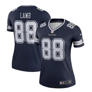 Nike CeeDee Lamb Navy Dallas Cowboys Legend Player Performance Top Women Size XL thumbnail 1