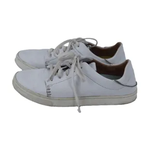 OluKai‎ Pehuea Li Leather Sneakers Womens 8 White Lace Up Casual Low Top thumbnail 3
