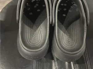 CROCS Black Slip-On Clog Sole thumbnail 5