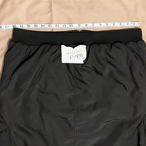 Article size M black with orange lining zip front bomber jacket EUC Size M thumbnail 14