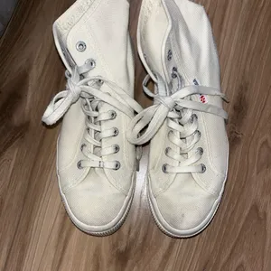 Superga Women's Cream High-Top Platform Sneakers thumbnail 3