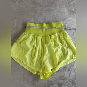 FREE PEOPLE MOVEMENT Neon Butterfly Soft Athletic Shorts Women’s Sz L EUC thumbnail 6