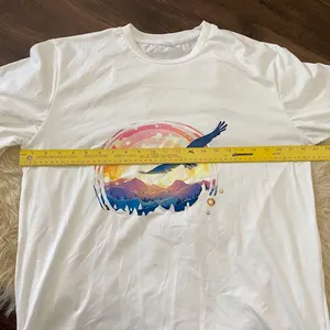 Source Unknown New unworn White Multi Soaring Bird Sunset Graphic Print T-shirt XL thumbnail 3