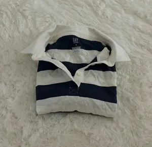Gap Cropped Polo Shirt thumbnail 2