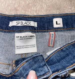 SP Black Jean Shorts thumbnail 3
