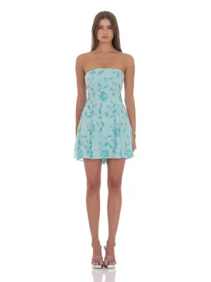 LUCY IN THE SKY Sequin Beaded Flare Strapless Mini Dress Party HOCO⁠ NWT SZ. S thumbnail 11