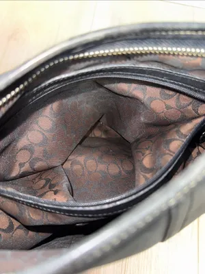 Coach Vintage Ergo slouchy black leather shoulder hobo bag thumbnail 9