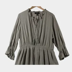 Forever 21+‎ Plus Dress Sz 1X Peasant Prairie Ruffled Bohemian Cottagecore thumbnail 3
