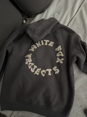 white fox hoodie thumbnail 3