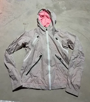 Lululemon run rise & shine Light Pink Hooded Windbreaker Jacket 4 thumbnail 1