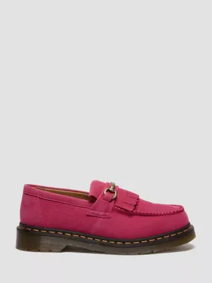 Dr. Martens Adrian Snaffle Loafers Fuchsia Pink Womens Size 10 Nubuck NWOB thumbnail 4