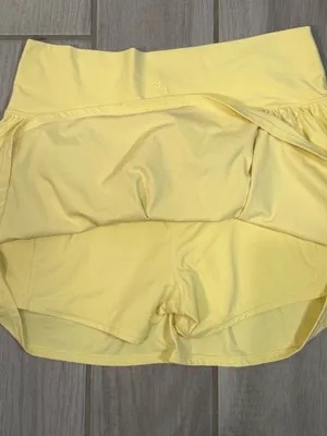 JoyLab Yellow V-Waist Circle gold/tennis Skirt thumbnail 5