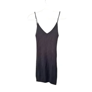 FOR LOVE AND LEMONS Knitz Simone Ribbed Knit Mini Dress Black Medium thumbnail 2