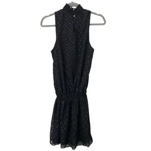 WAVERLY GREY‎ Glitter Polka Dot Mini Dress Black thumbnail 2