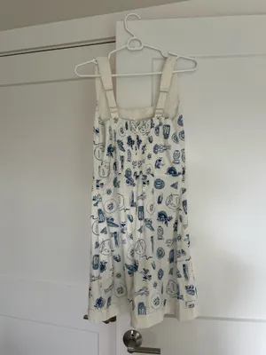 Abercrombie blue and white dress thumbnail 2