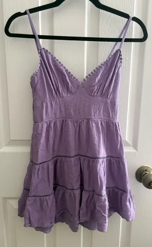 Short Purple Dress thumbnail 1
