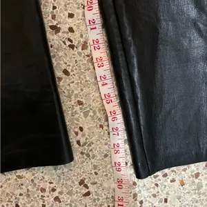 Aritzia Wilfredthe Melina high waist vegan leather pants black 4 thumbnail 9
