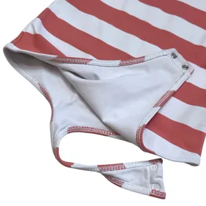 Aritzia Babaton White Pink Striped Short Sleeve Bodysuit‎ Feminine Festival Feminine XS thumbnail 5