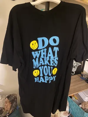 Do what makes you happy boutique tee Size M thumbnail 1