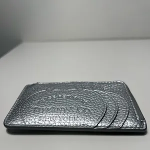 Tiffany & Co. Return to Tiffany Silver Pebbled Zippy Zip Wallet Card Case thumbnail 13