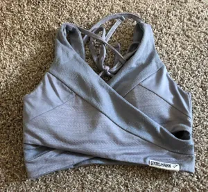 Gymshark Blue Sports Bra thumbnail 2