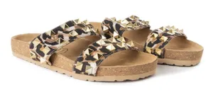 Myra Bags Leopard Bubble Sandals thumbnail 1