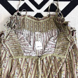 Intimately Free People Rule The World Floral Maxi Jumpsuit in Fern Combo Large thumbnail 14