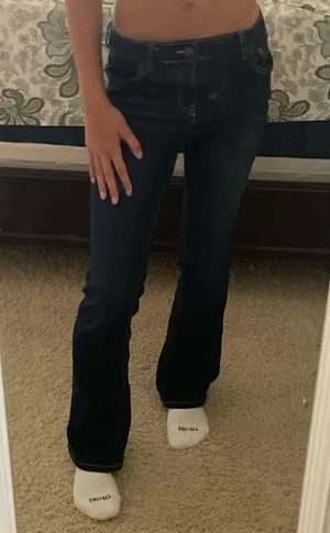Cat & Jack Vintage Low Rise Denim Bootcut Jeans thumbnail 1