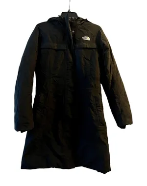 The North Face hyvent jacket women's long puffer Size M Black thumbnail 1
