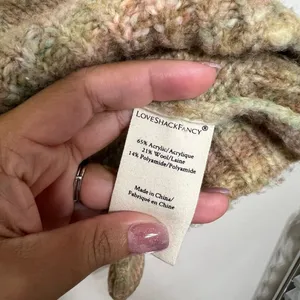 LoveShackFancy Aquarius Pullover Sweater Multicolor Small Women thumbnail 5