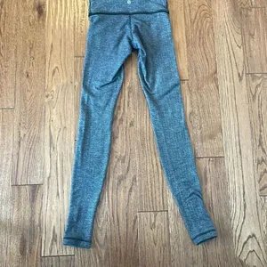 Lululemon houndstooth black piping low rise legging thumbnail 6