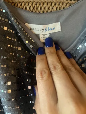 bailey blue Silver Sequin One-Shoulder Cocktail Dress thumbnail 4