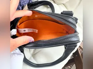 NWT Lululemon x SLNSH Collection Leather Alt. Top-Handle Mini Belt Bag - Black thumbnail 12