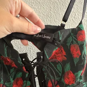 For Love and Lemons Victoria's Secret Floral Viviene Corset Mini Dress Medium thumbnail 8