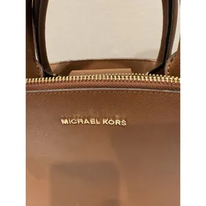 Michael Kors Leather Karla Small EW Top Handle Satchel Bag Crossbody Luggage thumbnail 4