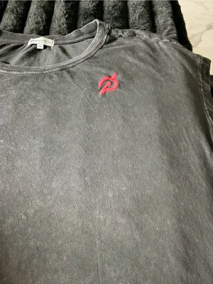Peloton Black Short-Sleeve Crew Tee with Red Logo thumbnail 4