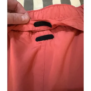 Nike Dri Fit Running Shorts Women Orange Athletic Performance Workout Size L thumbnail 4