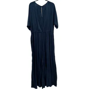 Anthropologie Maeve Jaqueline Jacquard Jumpsuit Leopard Print Navy Blue Size‎ XL thumbnail 9