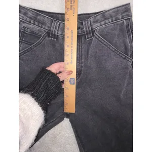 J. GALT BRANDY MELVILLE Wide Leg Carpenter Jeans Black Women Small‎ (26x32) thumbnail 8