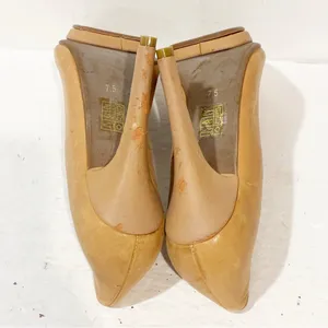 Jeffrey Campbell Bullet Tan White‎ Toe Cap Size 7.5 Women’s Heels Shoes thumbnail 6