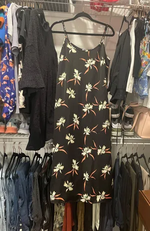 J. Crew Floral Midi Slip Dress thumbnail 3