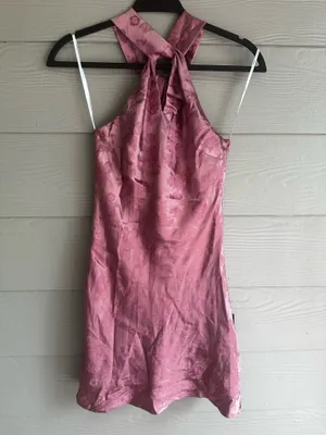 Lulus Mauve Mini Dress Satin thumbnail 3