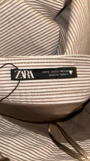 Zara striped tube top thumbnail 2