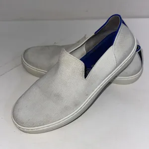Rothys Shoes White The Original‎ Slip On Sneaker Comfort Flat Walking Womens 6.5 thumbnail 1