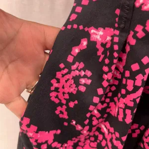 Jones New York Fit & Flare Dress Black‎ Pink 10 thumbnail 10