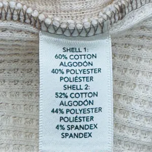 BKE Women’s Waffle Knit Quarter Zip Hoodie Small Cream Hooded Pullover thumbnail 12