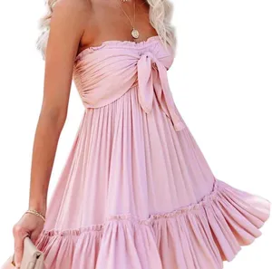 Pink boho dress thumbnail 2
